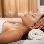 Relaxing head massage